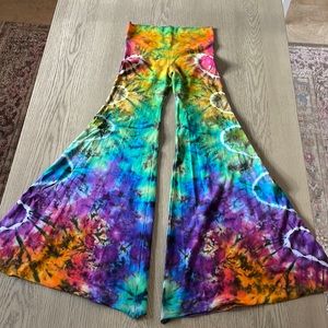 Tie Dye Bellbottoms - Festival Flare Hippie Pants